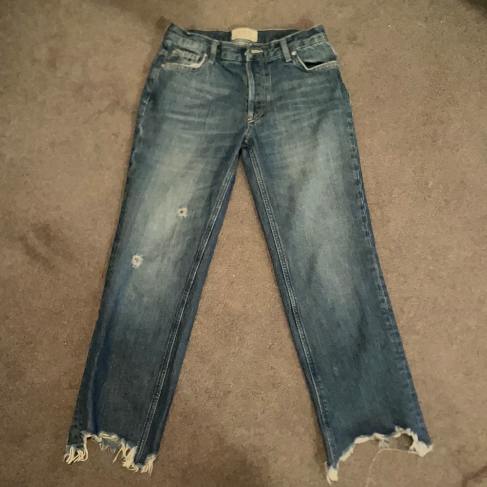 Free people jeans ankle flare